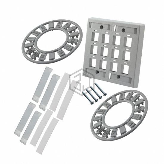 558086-4 - TE Connectivity AMP Connectors - Keystone - Faceplates, Frames