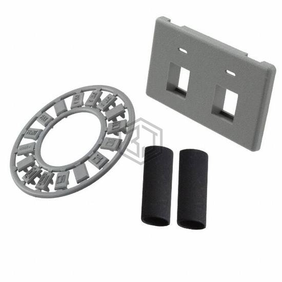 558106-4 - TE Connectivity AMP Connectors - Keystone - Faceplates, Frames
