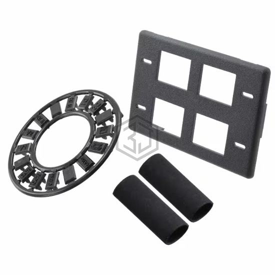 558191-1 - TE Connectivity AMP Connectors - Keystone - Faceplates, Frames