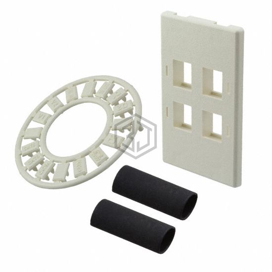 558357-2 - TE Connectivity AMP Connectors - Keystone - Faceplates, Frames