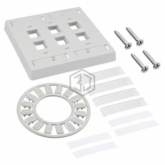 83936-3 - TE Connectivity Raychem Cable Protection - Keystone - Faceplates, Frames