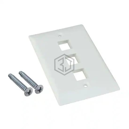 1-2111023-3 - TE Connectivity AMP Connectors - Keystone - Faceplates, Frames
