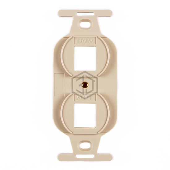 FP106MF2-I - HellermannTyton - Keystone - Faceplates, Frames