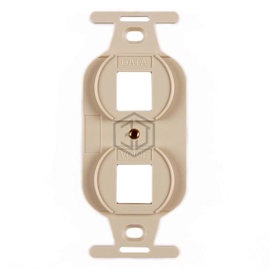 FP106MF-I - HellermannTyton - Keystone - Faceplates, Frames