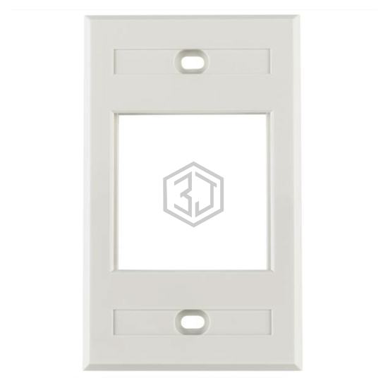 FPHSHUT-FW - HellermannTyton - Keystone - Faceplates, Frames