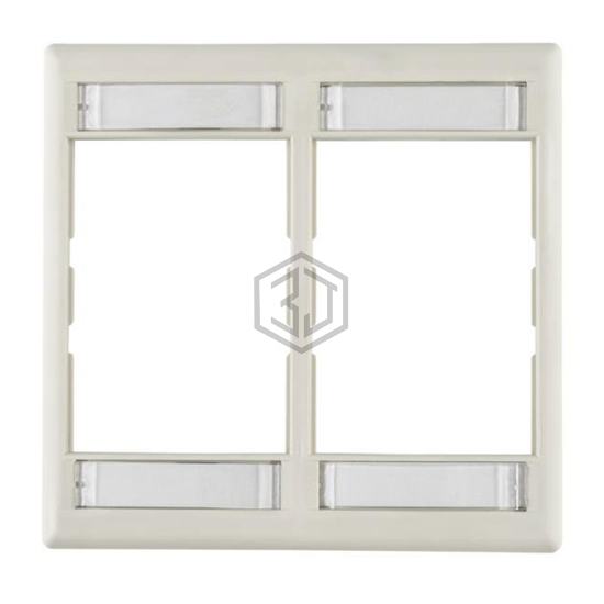 FPMDG-FW - HellermannTyton - Keystone - Faceplates, Frames