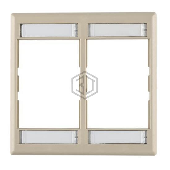 FPMDG-I - HellermannTyton - Keystone - Faceplates, Frames