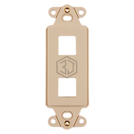 FPRMF2-I - HellermannTyton - Keystone - Faceplates, Frames