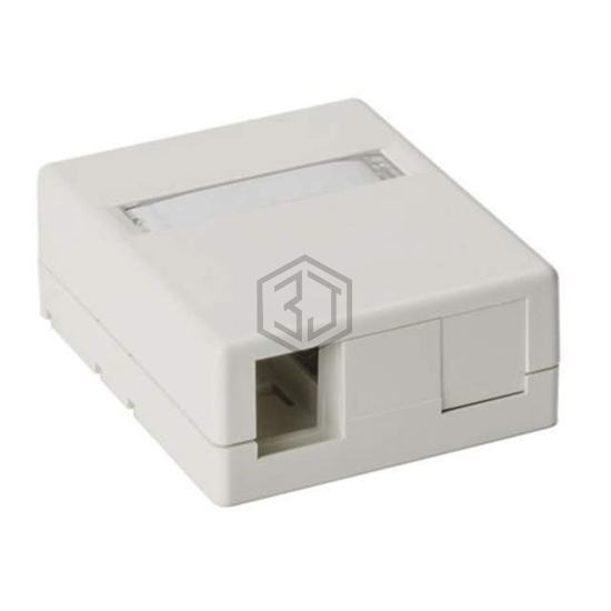 SMBDUAL-FW - HellermannTyton - Keystone - Faceplates, Frames