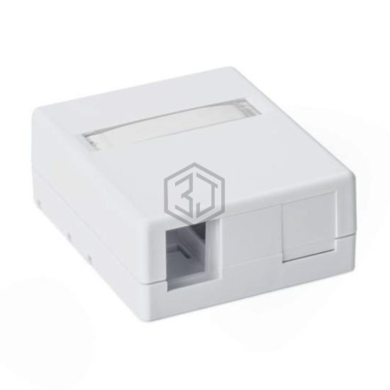 SMBDUAL-W - HellermannTyton - Keystone - Faceplates, Frames