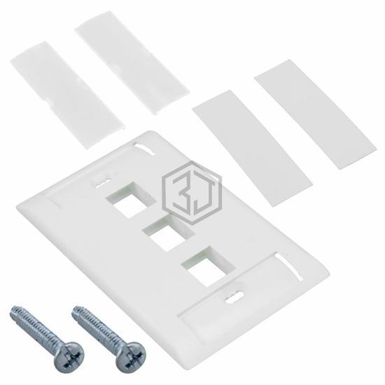 1-2111038-3 - TE Connectivity AMP Connectors - Keystone - Faceplates, Frames