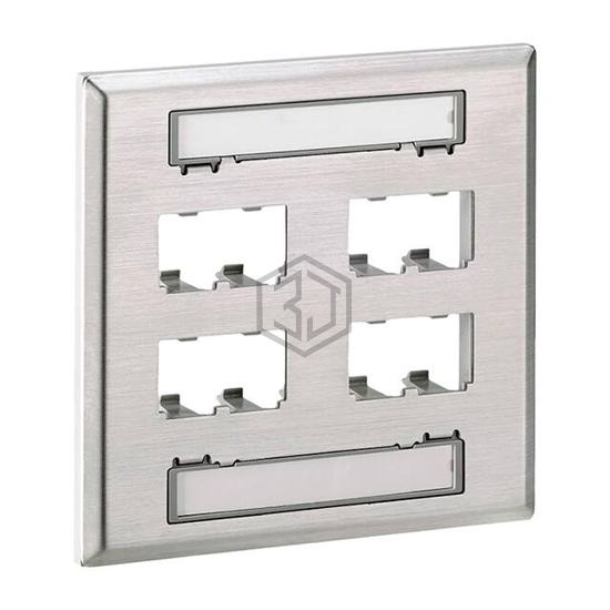 CFPL8S-2GY - Panduit Corp - Keystone - Faceplates, Frames