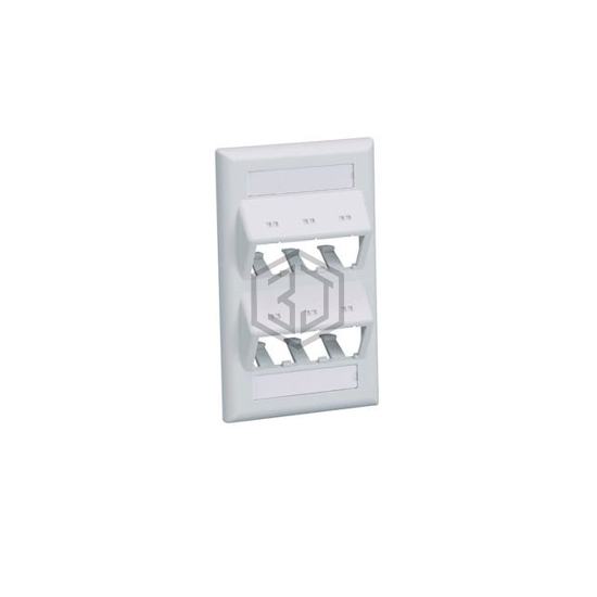 CFPSL6WHY - Panduit Corp - Keystone - Faceplates, Frames