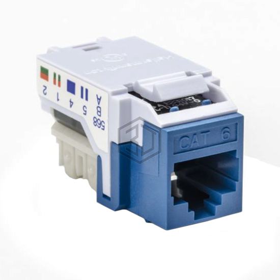 RJ45FC6-BLU - HellermannTyton - Keystone - Inserts