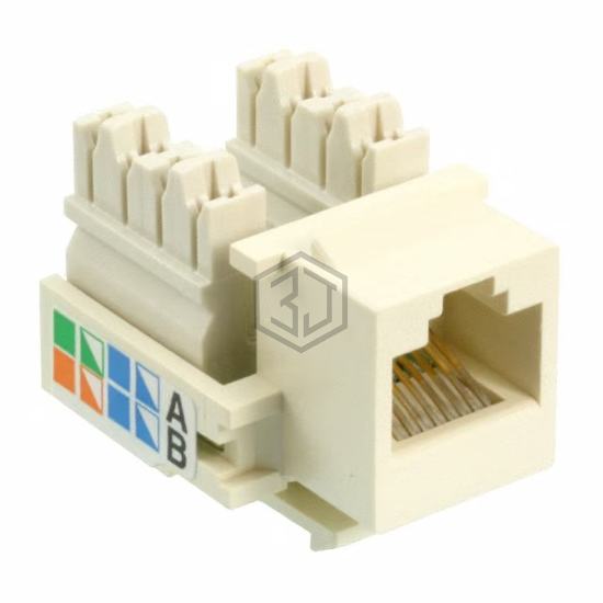 406372-1 - TE Connectivity AMP Connectors - Keystone - Inserts