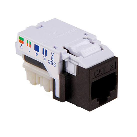 RJ11FC3-BRN - HellermannTyton - Keystone - Inserts