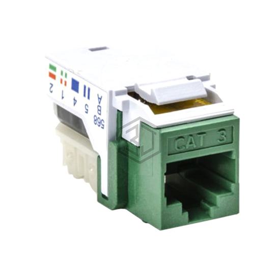 RJ45FC3-GRN - HellermannTyton - Keystone - Inserts