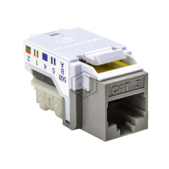 RJ45FC3-GRY - HellermannTyton - Keystone - Inserts