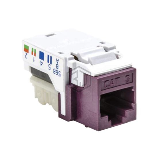 RJ45FC3-VIO - HellermannTyton - Keystone - Inserts