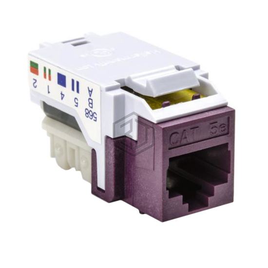 RJ45FC5E-VIO - HellermannTyton - Keystone - Inserts