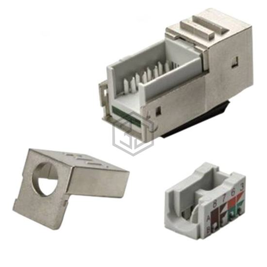 RJ45FC6AS12 - HellermannTyton - Keystone - Inserts