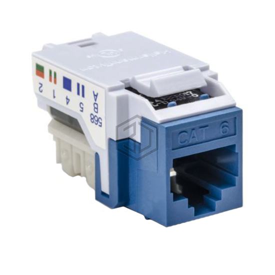 RJ45FC6B-BLU - HellermannTyton - Keystone - Inserts