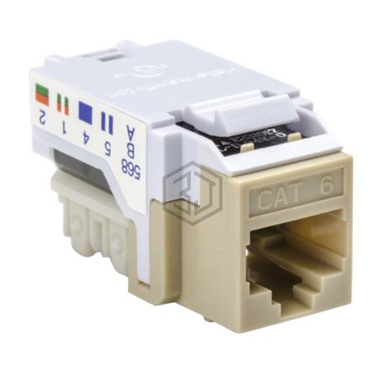 RJ45FC6B-I - HellermannTyton - Keystone - Inserts