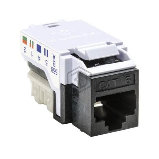 RJ45FC6-BLK - HellermannTyton - Keystone - Inserts