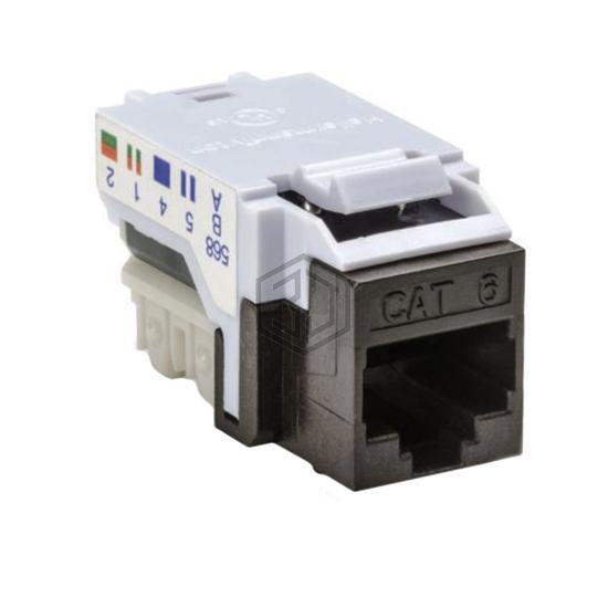 RJ45FC6-BRN - HellermannTyton - Keystone - Inserts