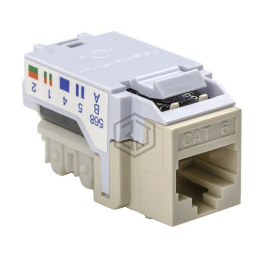 RJ45FC6-FW - HellermannTyton - Keystone - Inserts