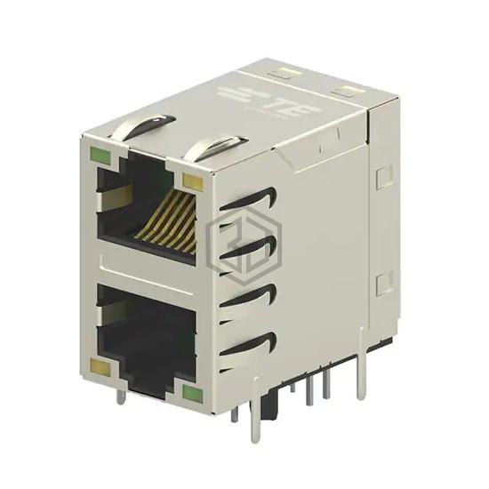 2301997-5 - TE Connectivity AMP Connectors - Modular Connectors - Jacks With Magnetics