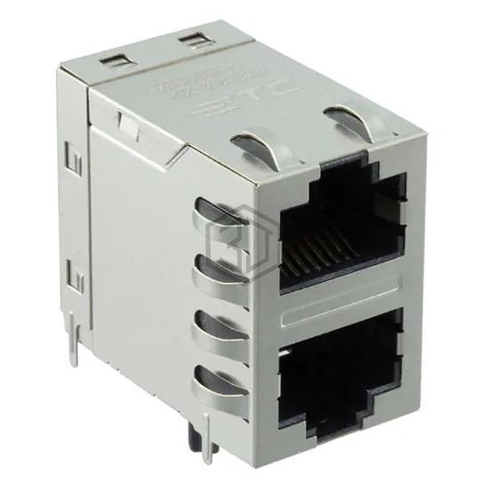 2301997-4 - TE Connectivity AMP Connectors - Modular Connectors - Jacks With Magnetics