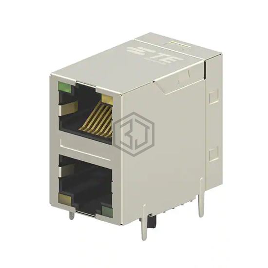 2301997-7 - TE Connectivity AMP Connectors - Modular Connectors - Jacks With Magnetics