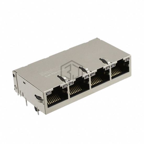 0826-1X4T-43-F - Bel Fuse Inc. - Modular Connectors - Jacks With Magnetics