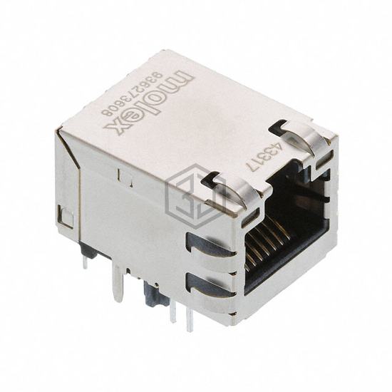 0936273608 - Molex - Modular Connectors - Jacks With Magnetics