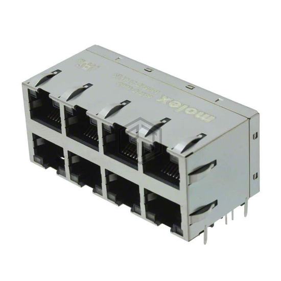 0857271003 - Molex - Modular Connectors - Jacks With Magnetics