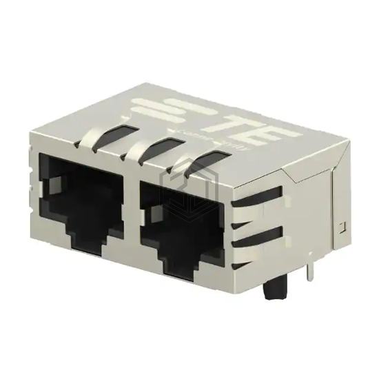 2301996-2 - TE Connectivity AMP Connectors - Modular Connectors - Jacks With Magnetics