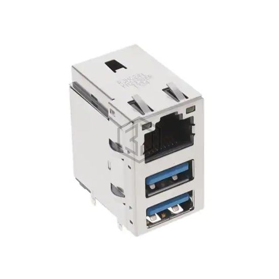 RJMG241KM2190ER - Amphenol ICC (Commercial Products) - Modular Connectors - Jacks With Magnetics