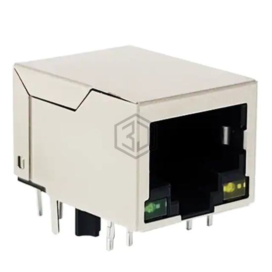 G15LX-110S-2.5G-G/Y-15 - Kycon, Inc. - Modular Connectors - Jacks With Magnetics