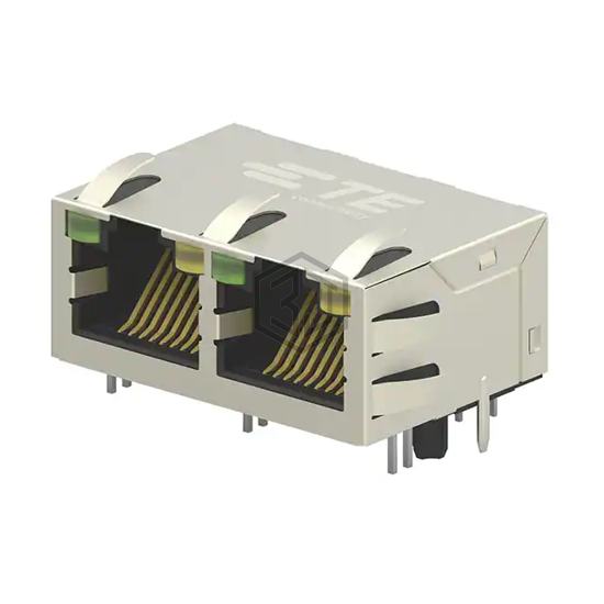 2301996-5 - TE Connectivity AMP Connectors - Modular Connectors - Jacks With Magnetics