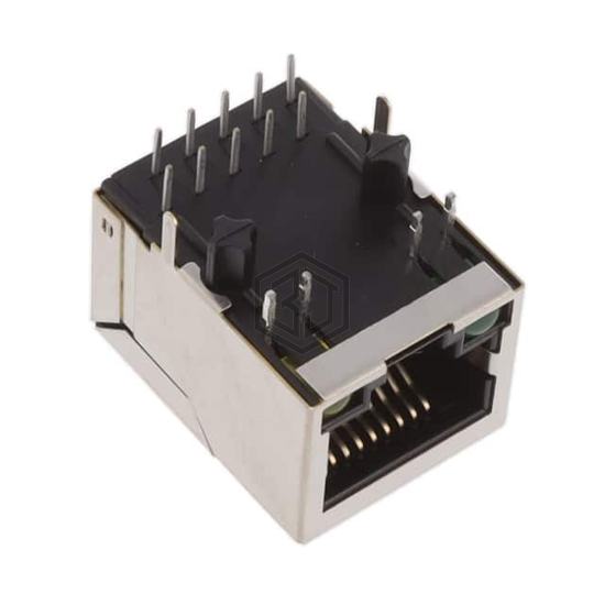 MTJ-88TX1-FSD-LH1-M47C1 - Adam Tech - Modular Connectors - Jacks With Magnetics