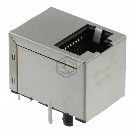 JXD3-0001NL - Pulse Electronics Network - Modular Connectors - Jacks With Magnetics