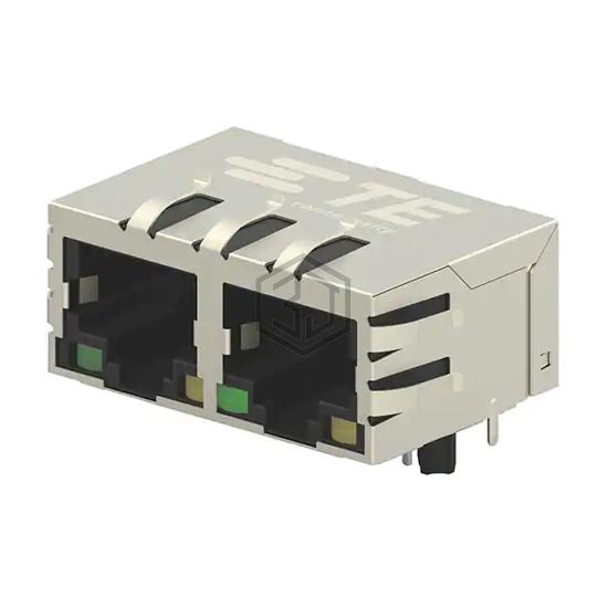 2301996-8 - TE Connectivity AMP Connectors - Modular Connectors - Jacks With Magnetics