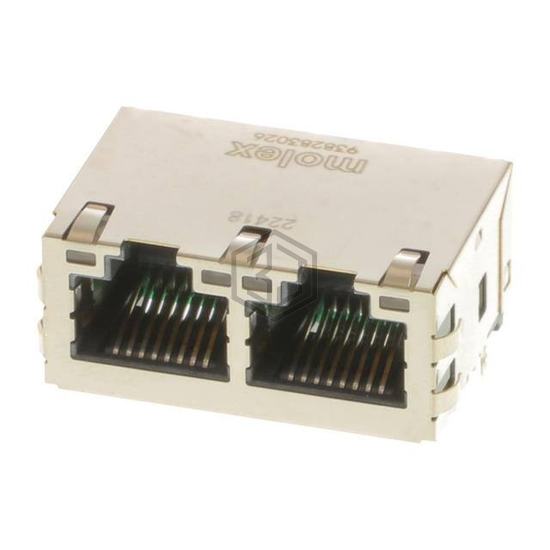 93826-3006 - Molex - Modular Connectors - Jacks With Magnetics