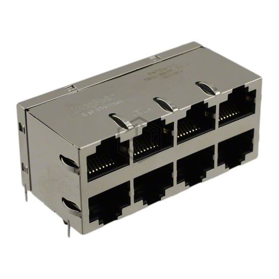 0811-2X4R-28-F - Bel Fuse Inc. - Modular Connectors - Jacks With Magnetics