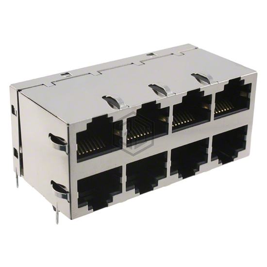 0833-2X4R-54-F - Bel Fuse Inc. - Modular Connectors - Jacks With Magnetics