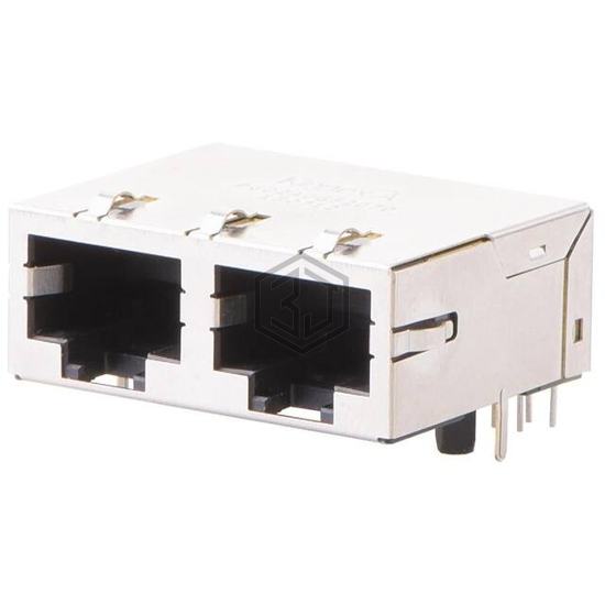 KQG-02A-0-GS2-070 - KinnexA - Modular Connectors - Jacks With Magnetics