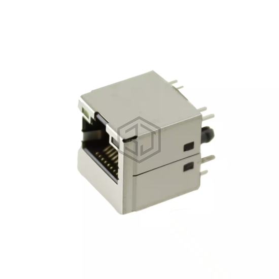 MTJ-88AX1-FSN-LG-M21Y - Adam Tech - Modular Connectors - Jacks With Magnetics
