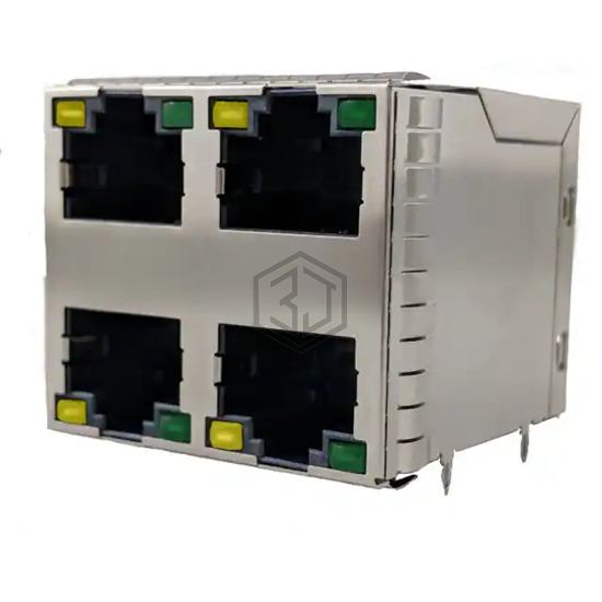 RJE4W4887441 - Amphenol ICC (Commercial Products) - Modular Connectors - Jacks