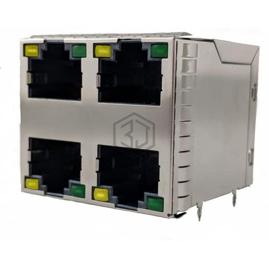 RJE4W48874A1 - Amphenol ICC (Commercial Products) - Modular Connectors - Jacks